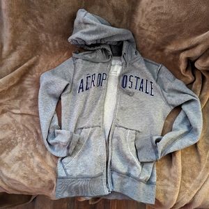 Young male zip up hoodie